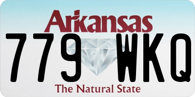 AR license plate 779WKQ