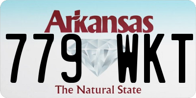 AR license plate 779WKT