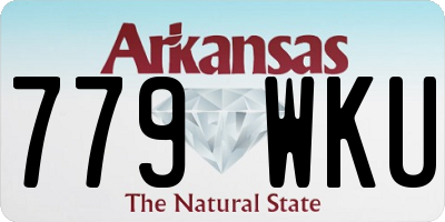 AR license plate 779WKU