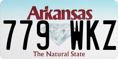 AR license plate 779WKZ