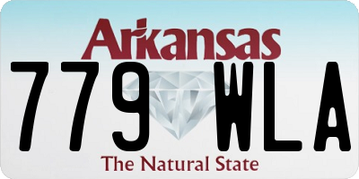 AR license plate 779WLA