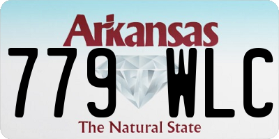 AR license plate 779WLC