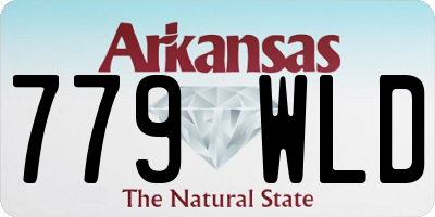 AR license plate 779WLD