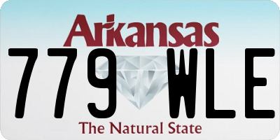 AR license plate 779WLE