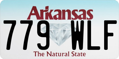 AR license plate 779WLF