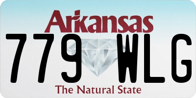 AR license plate 779WLG