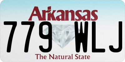 AR license plate 779WLJ