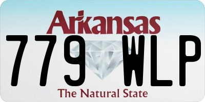 AR license plate 779WLP