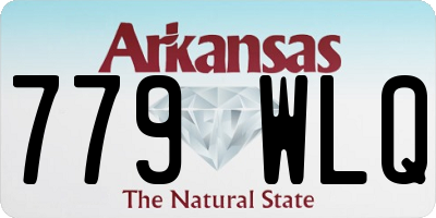 AR license plate 779WLQ