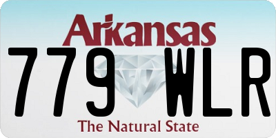 AR license plate 779WLR