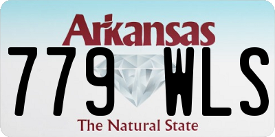 AR license plate 779WLS