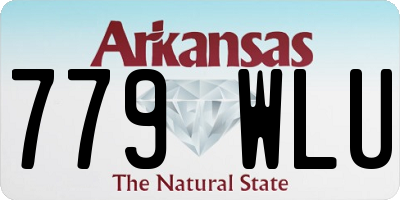 AR license plate 779WLU