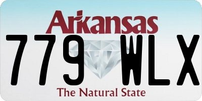 AR license plate 779WLX