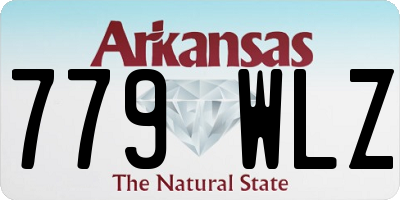 AR license plate 779WLZ