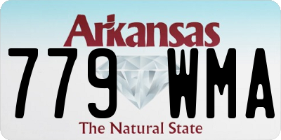 AR license plate 779WMA