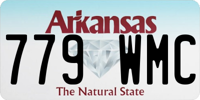 AR license plate 779WMC
