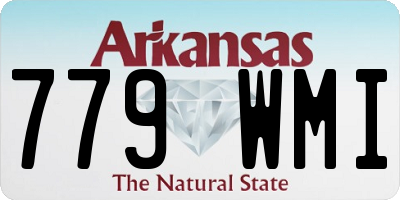 AR license plate 779WMI