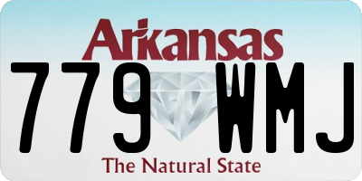 AR license plate 779WMJ