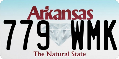 AR license plate 779WMK