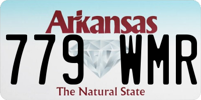 AR license plate 779WMR