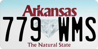 AR license plate 779WMS
