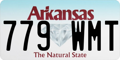 AR license plate 779WMT