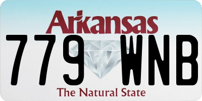 AR license plate 779WNB