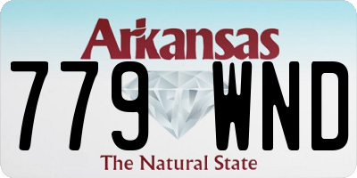 AR license plate 779WND