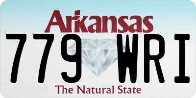 AR license plate 779WRI