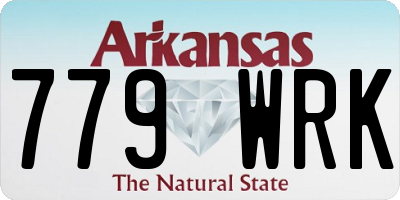 AR license plate 779WRK