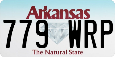 AR license plate 779WRP