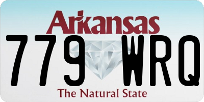 AR license plate 779WRQ