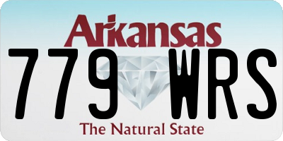 AR license plate 779WRS