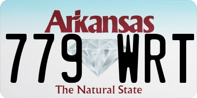 AR license plate 779WRT