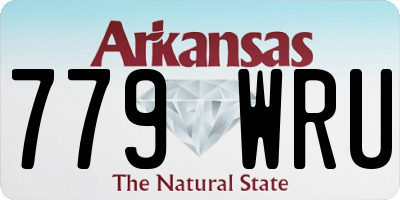 AR license plate 779WRU