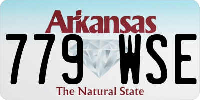 AR license plate 779WSE