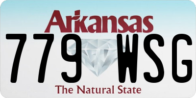 AR license plate 779WSG