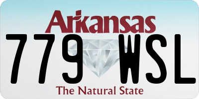 AR license plate 779WSL