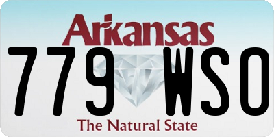 AR license plate 779WSO