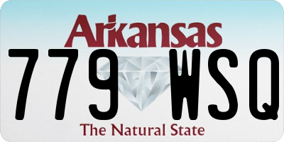 AR license plate 779WSQ