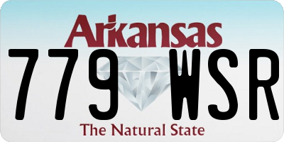 AR license plate 779WSR