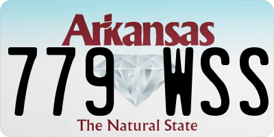AR license plate 779WSS