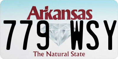 AR license plate 779WSY