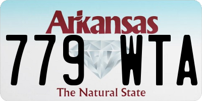 AR license plate 779WTA