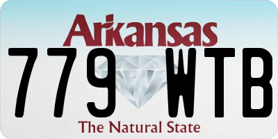 AR license plate 779WTB