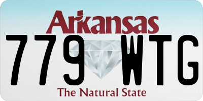 AR license plate 779WTG