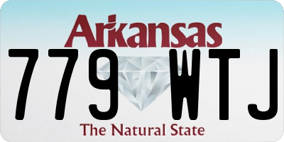 AR license plate 779WTJ
