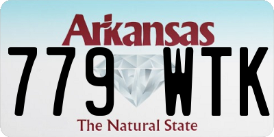 AR license plate 779WTK