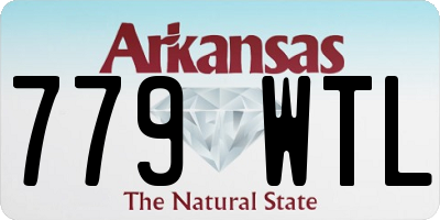 AR license plate 779WTL