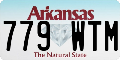 AR license plate 779WTM